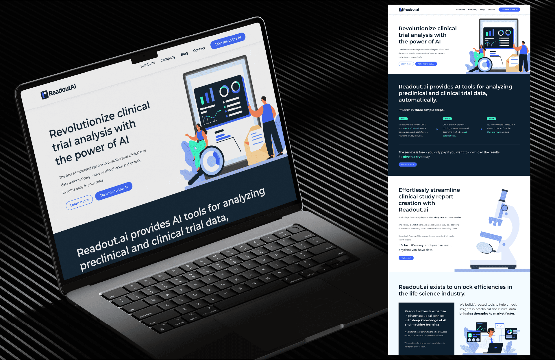 Readout AI - Website Design